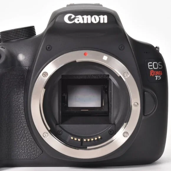 Canon EOS Rebel T5 DSLR Camera 18MP 18-55mm Lens Video 10943 Clicks 32GB SD MINT - Picture 8 of 16